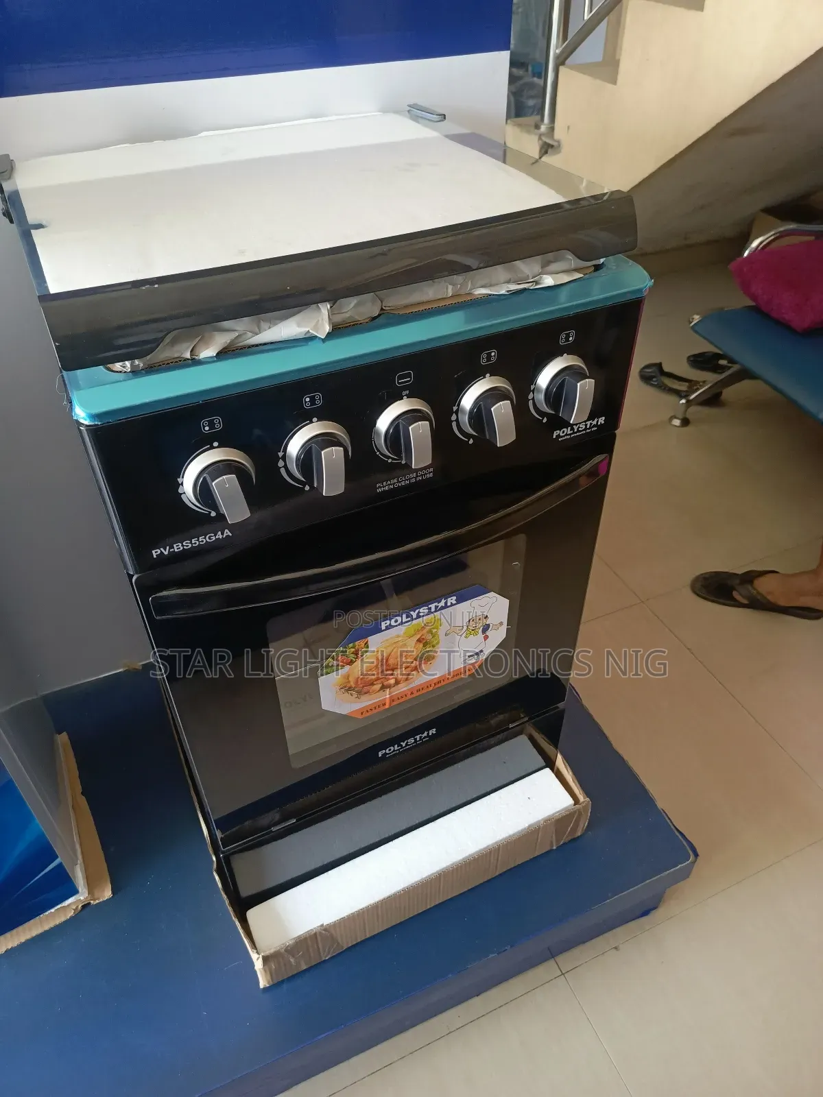 4 Burner Standing Gas Oven Polystar