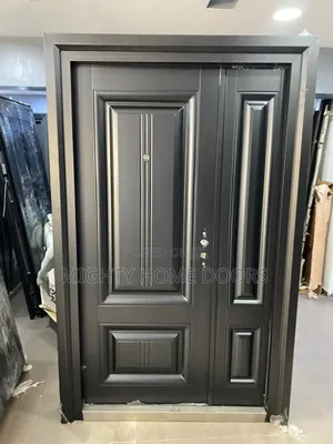 Black 4ft Copper Steel Door.