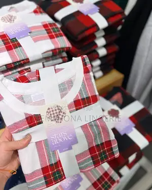 Stars Above by Target Checkered Christmas Thermal Pajamas