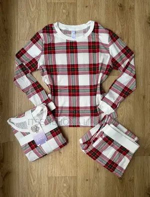 Stars Above by Target Checkered Christmas Thermal Pajamas