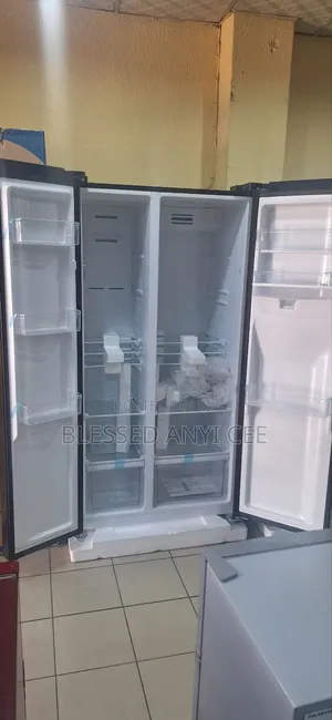 New Polystar 520l Inverter Side by Side Fridge + Dispenser