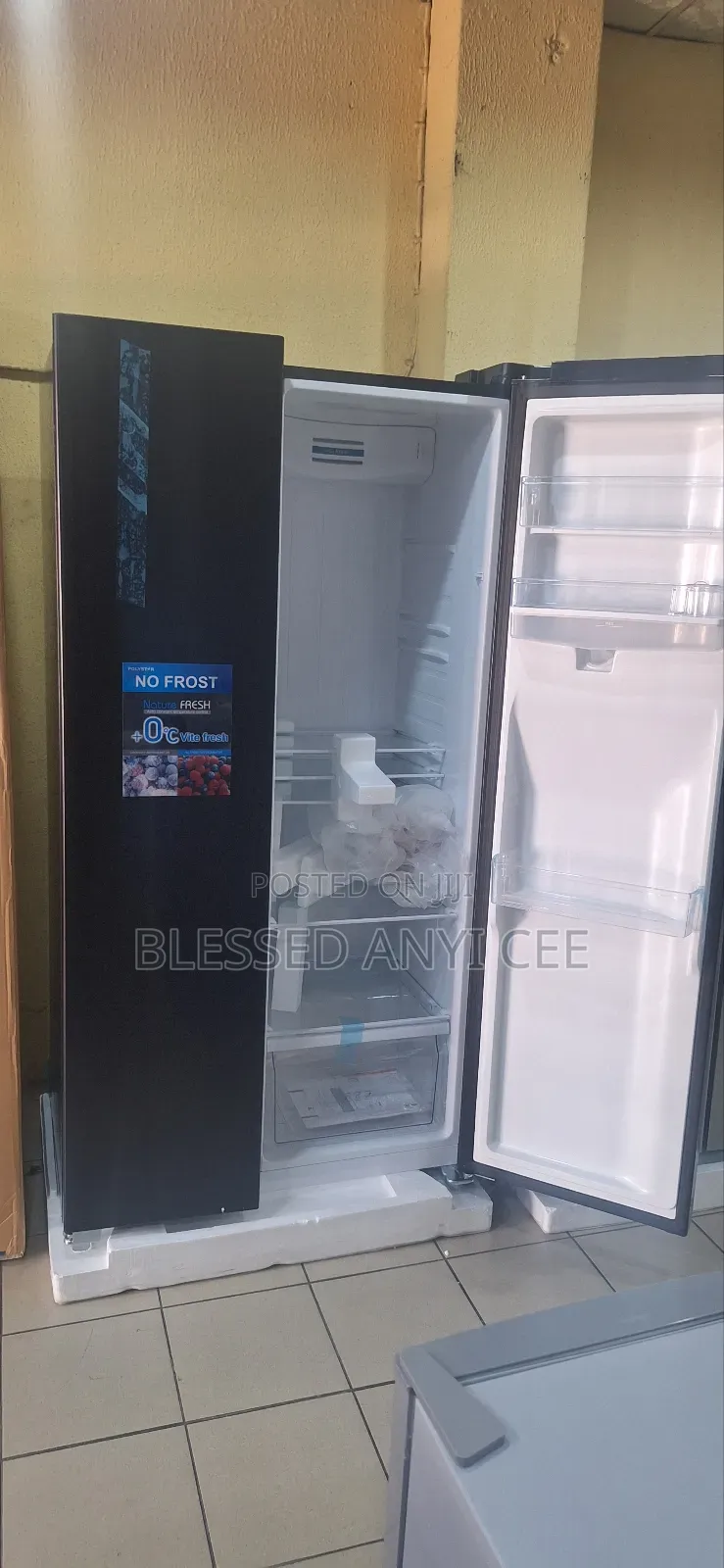 New Polystar 520l Inverter Side by Side Fridge + Dispenser