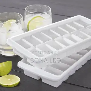 White Ice Cube Trays, Ice Maker for Freezer
