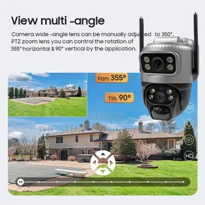 Paxvision 4g Solar PTZ Dual Lens Camera 4mp