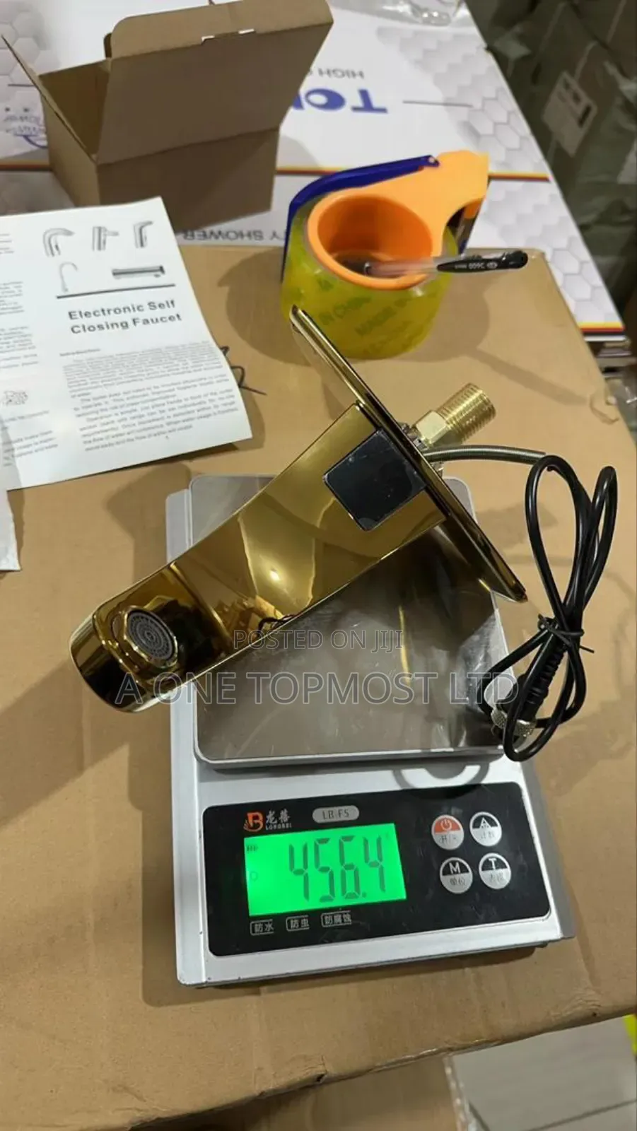 Gold Sensor Tap