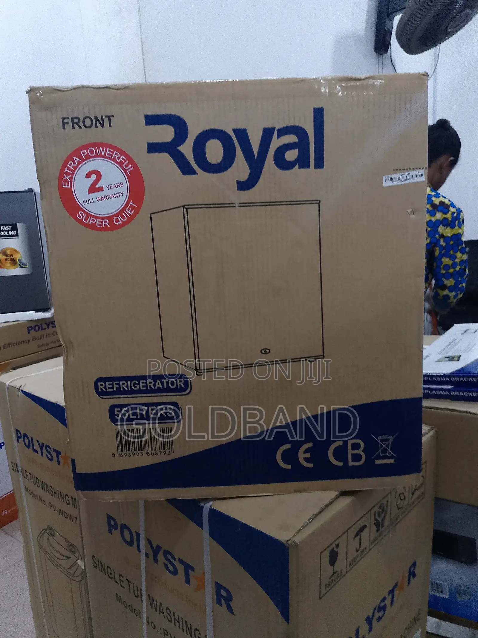 Royal 55l Compact and Efficient Cooling Refrigerator RBC-52