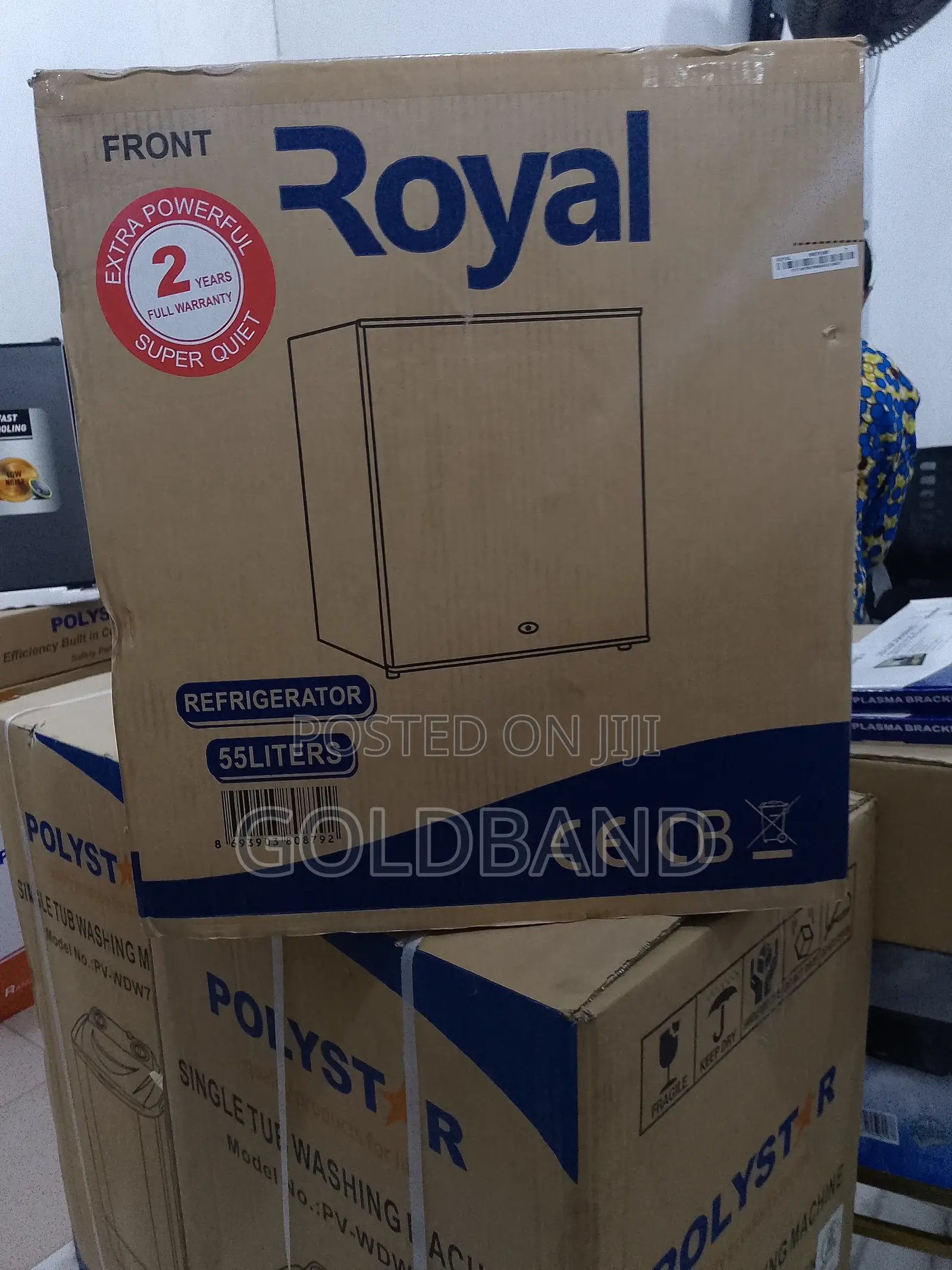 Royal 55l Mini Bedside Refrigerator RBC-52