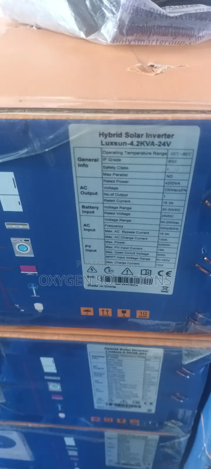 4.2kva 24v Luxsun Hybrid Inverter