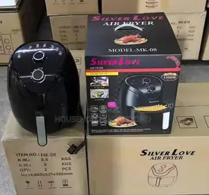 8l Silver Love Quality Air Fryer Manual Control
