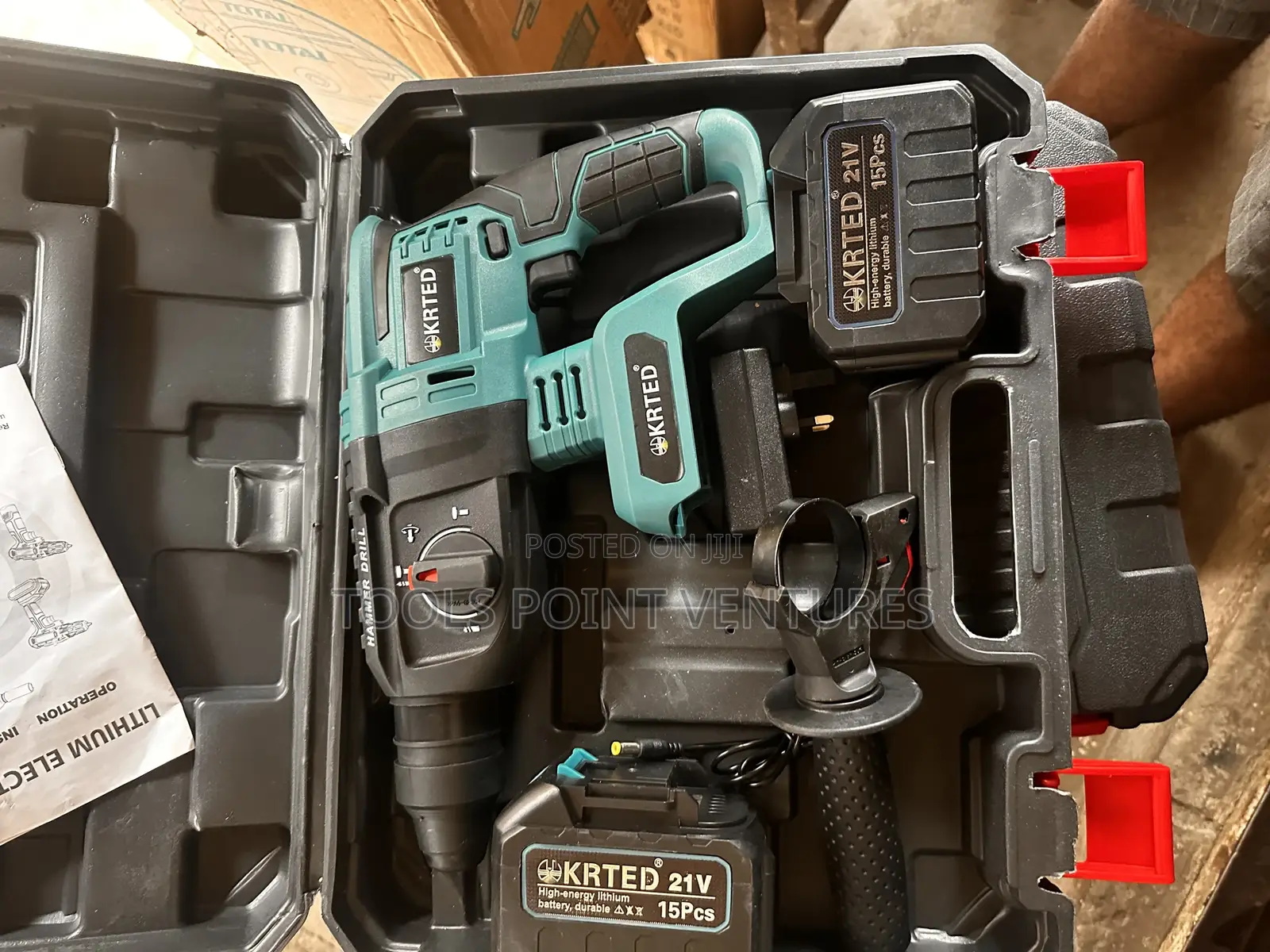 Krted 21v Cordless Rotary Hammer