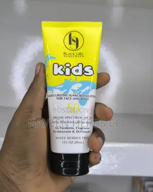 Premium Black Girl Sunscreen Kids SPF 50 - Face Body Lotion