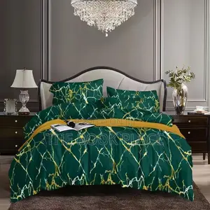 Olive Green Multicolored Bedsheets