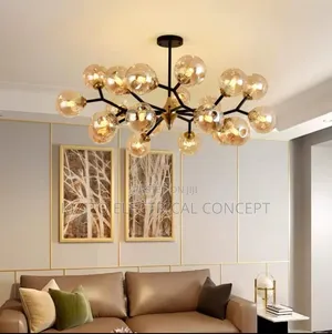 Nodic Glass Chandelier (21glass)