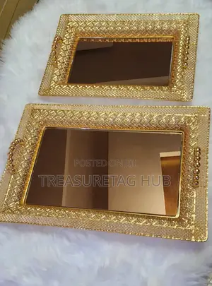 Beautiful Gold Vintage Tray