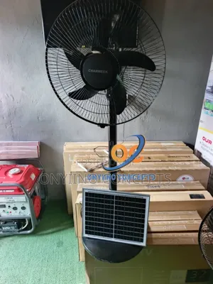 Photo - Solar Rechargeable Fan 16 Inches
