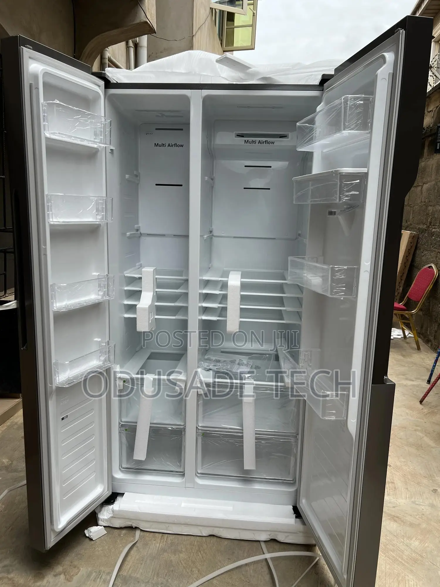 Hisense 516l Side-by-Side Fridge With Multi-Air Flow