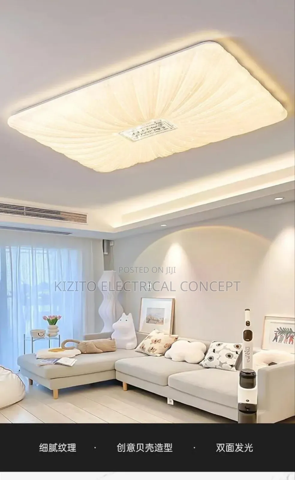 Flush Ceiling Lamp Nodic Design
