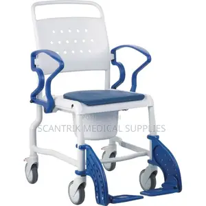 Shower Commode Chair With Wheels