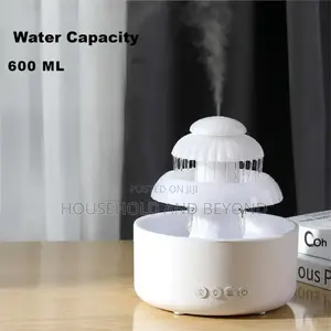 Rain Aromatherapy Humidifier Diffuser With Led Light