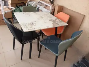 Marble Dining Table With 4 Chairs