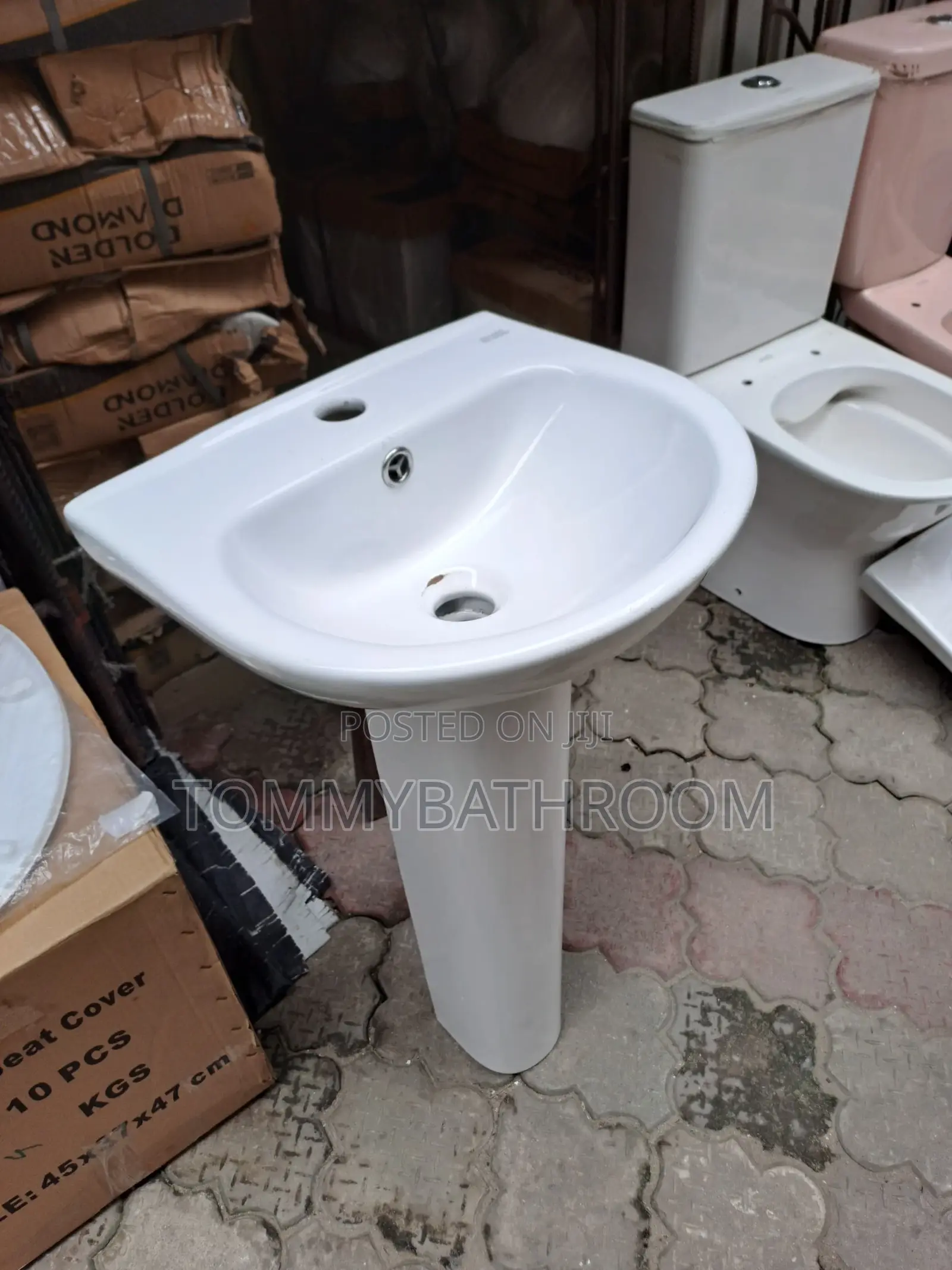 Basin With Pedestrian