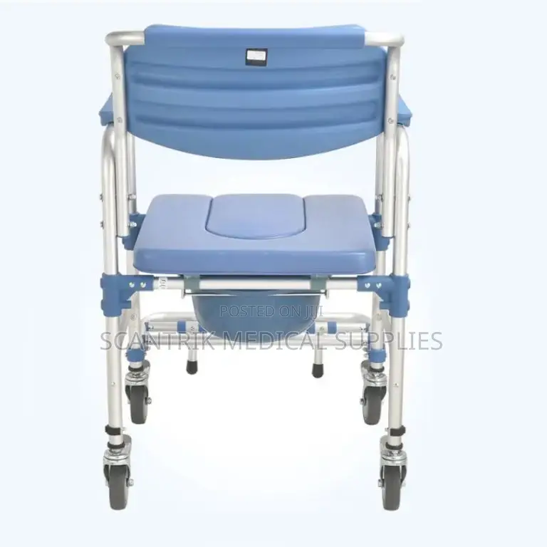 Deluxe Wheeled Commode