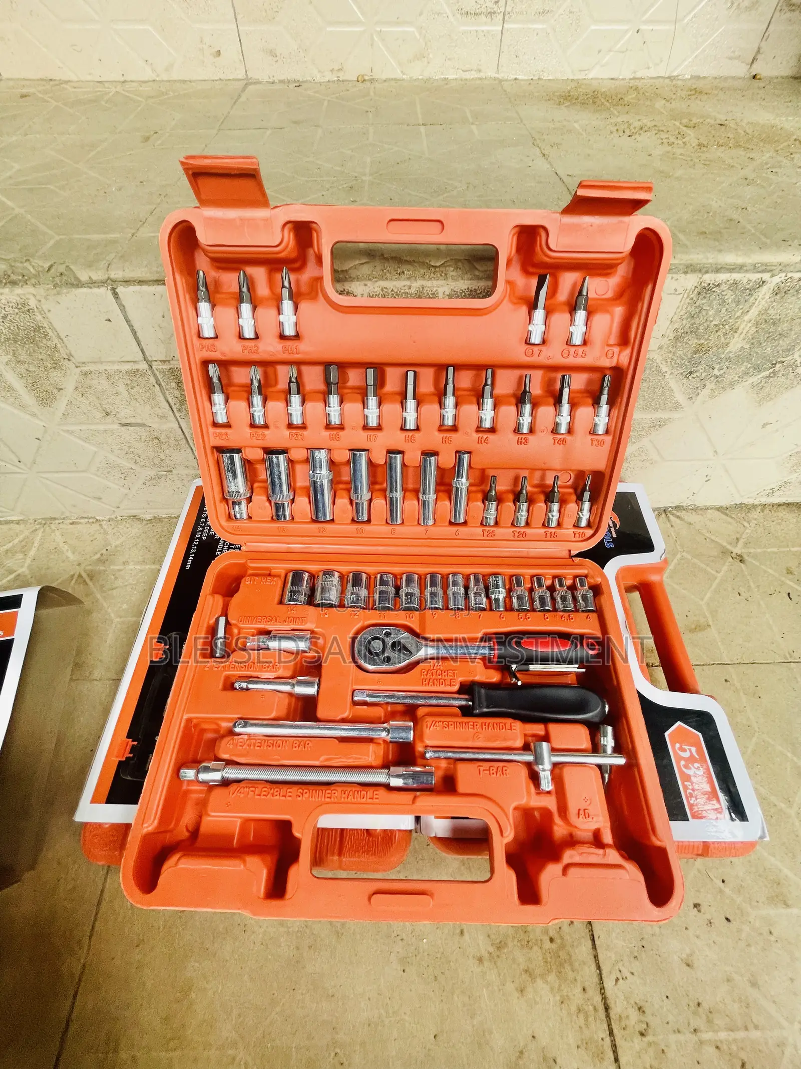 Socket Bit Set 1/4” Drive 53 Pics