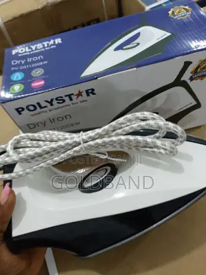 Polystar Electric High-Performance Dry Iron Pv-Dst1200bw