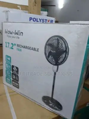 Elegant Wow-Won 17.2inches Rechargeable Standing Fan
