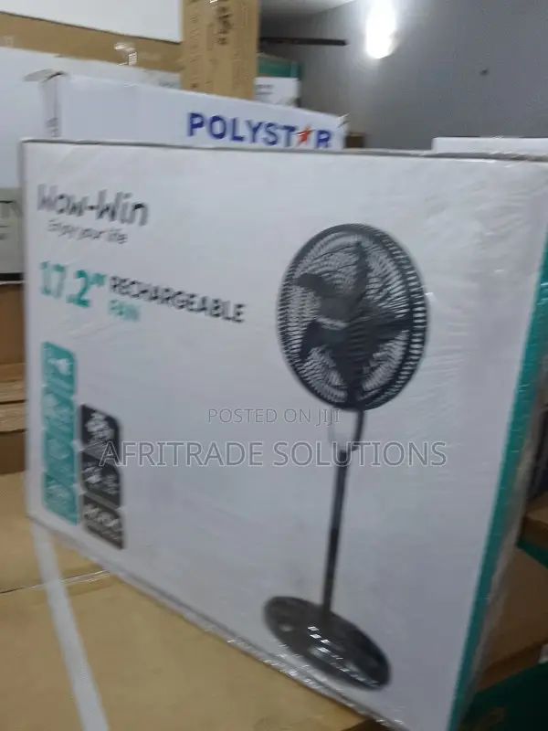 High Performance Wow-Win 17.2'' Standing Rechargeable Fan