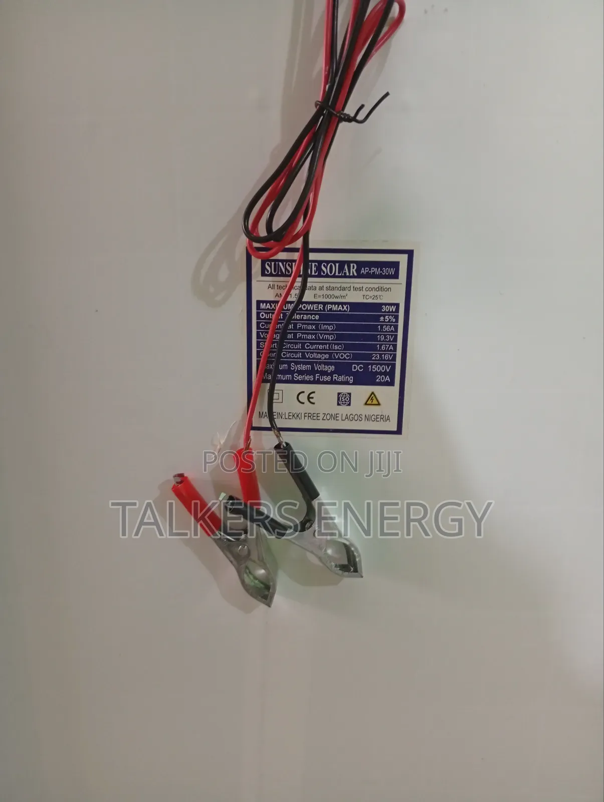 Sunshine 30w 18v Solar Panel(Mono)