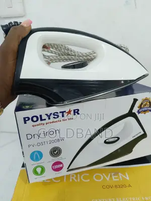 Long-Lasting Polystar Electric Dry Iron Pv-Dst1200bw