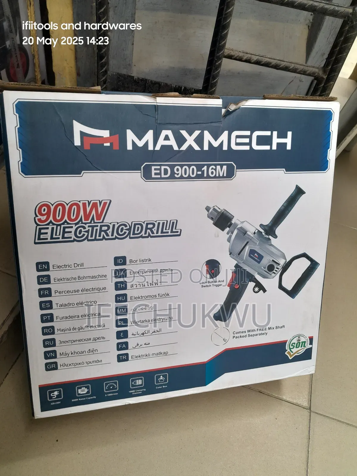 900w Electric Drill