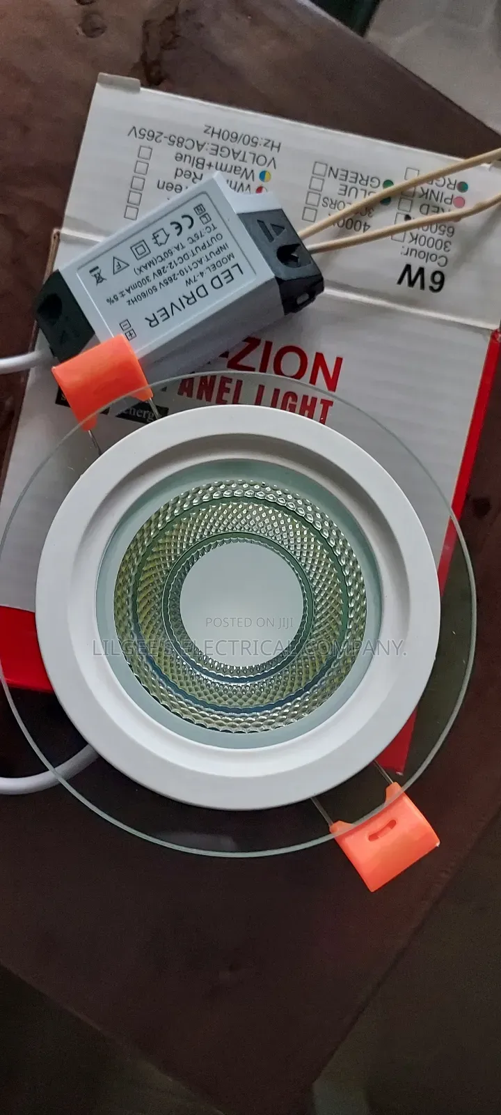 Glass Frame Led Pop Spot Light