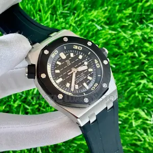 Audemars Piguet Quality Luxury Men Rubber Strap Wristwatch