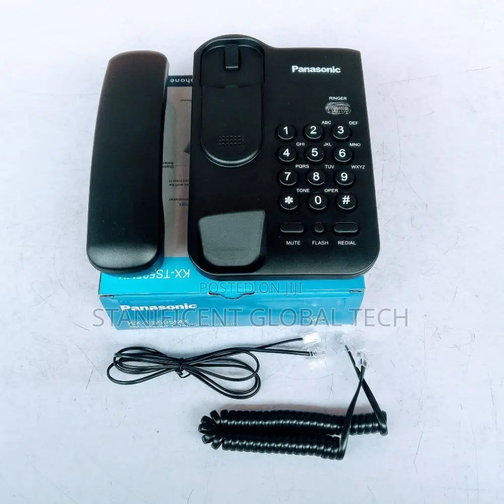 Panasonic Non-display Intercom Handset (Kx-ts505mx) (Black)