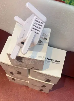 Wi-Fi 6 Repeater/Extender With 4 Dual Band Antennas