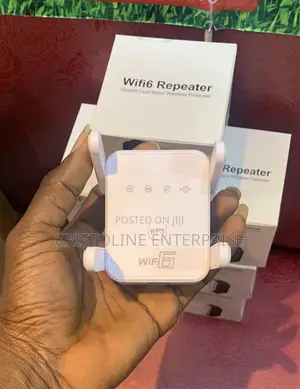 Wi-Fi 6 Repeater/Extender With 4 Dual Band Antennas