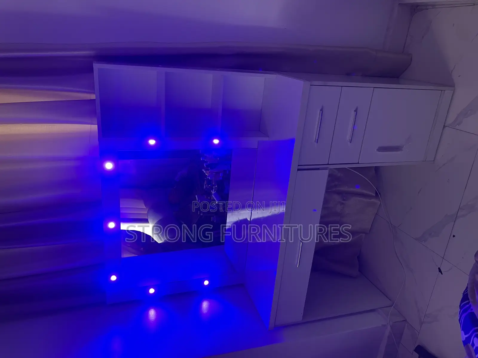 Vanity Table With Stool and Light