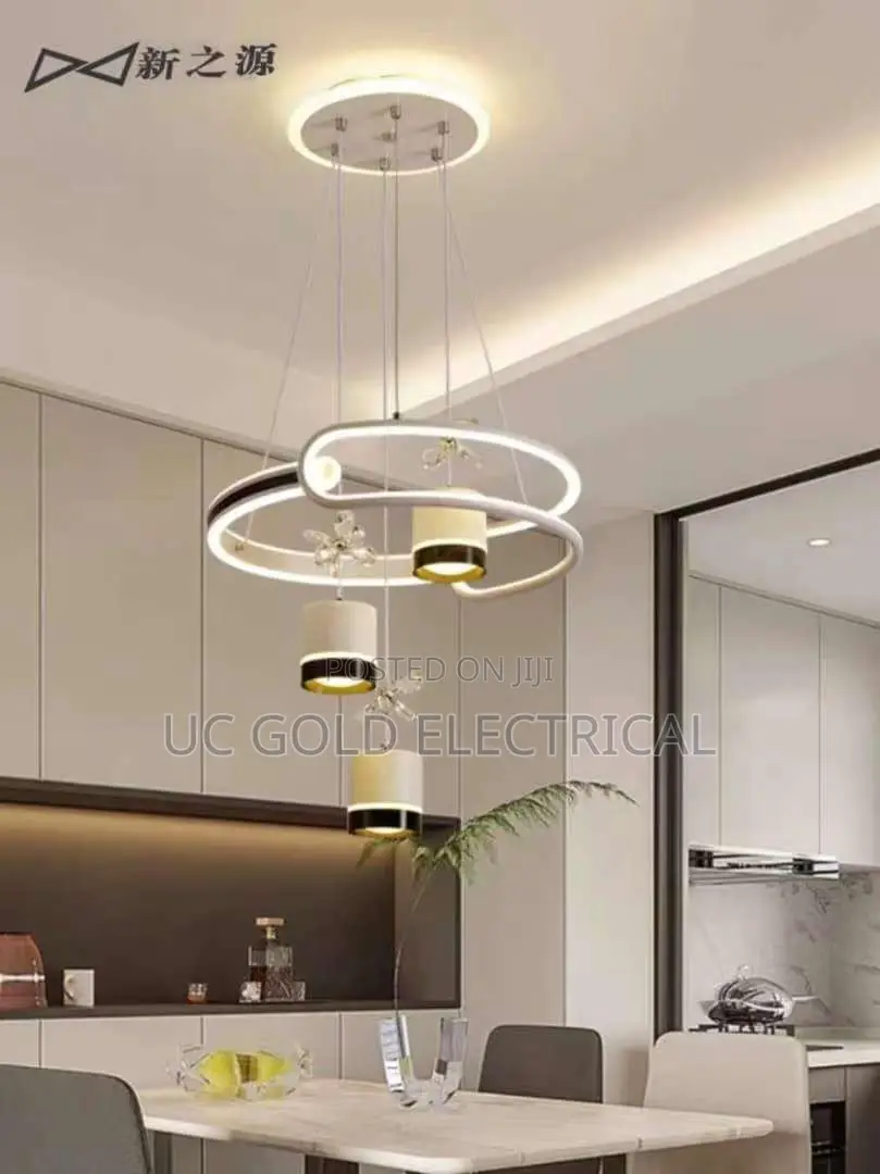 Nordic Led Crystal Pendant Light Luxury Restaurant