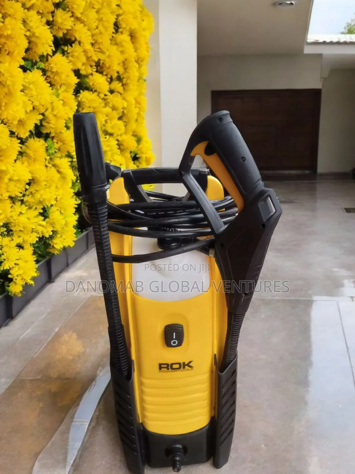 Rok Power-Tools High Pressure Washer With Onboard Soap Tank