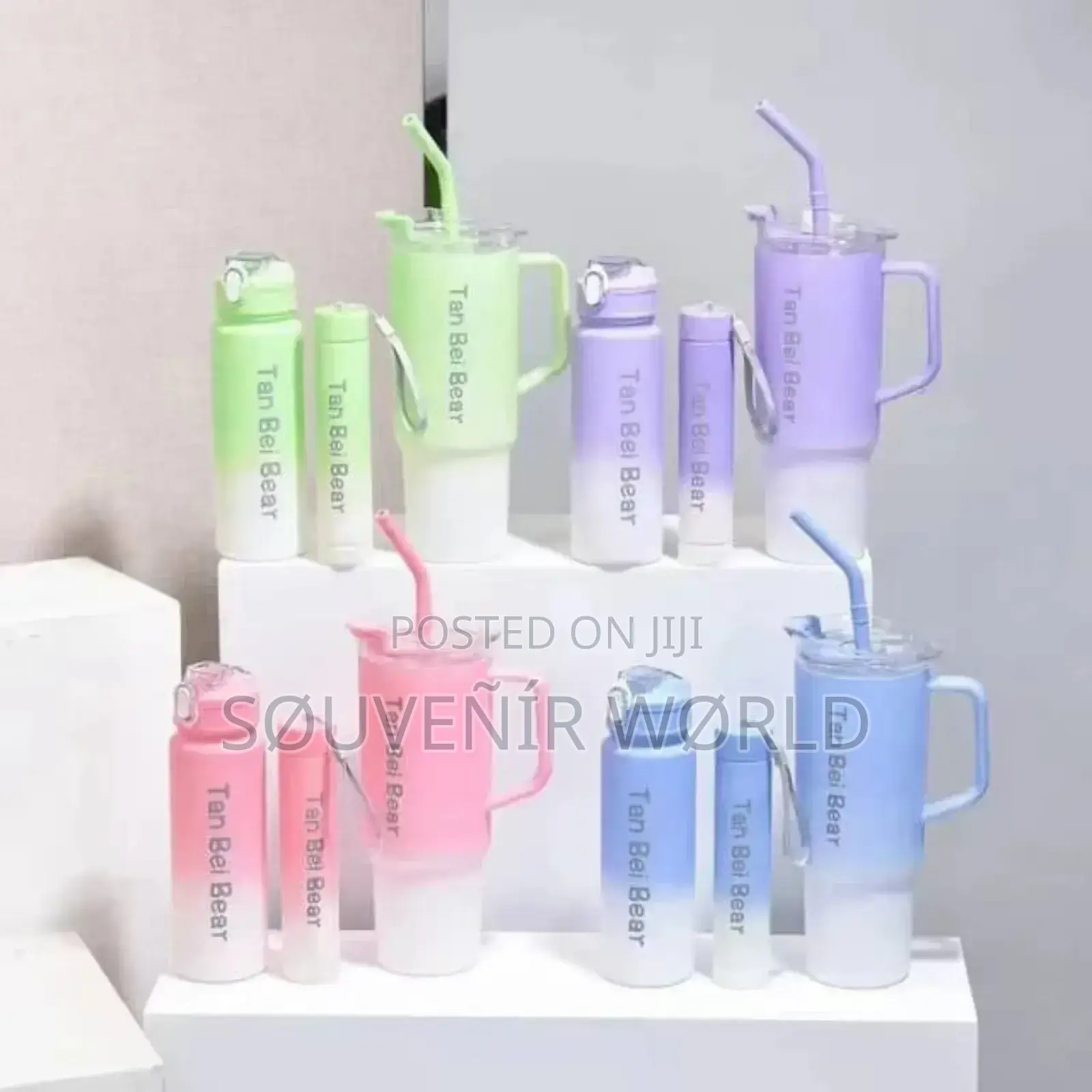 3in1 40oz Cute Water Bottle