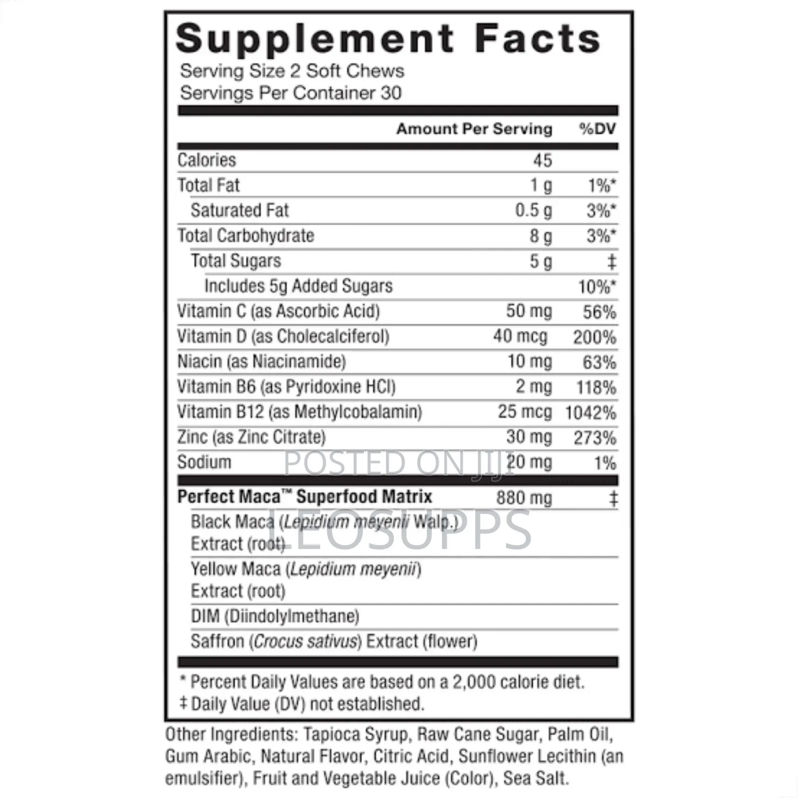 Force Factor Perfect Maca