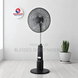 Maxi Standing Rechargeable Fan 18 Inch Black (45-25mrd)