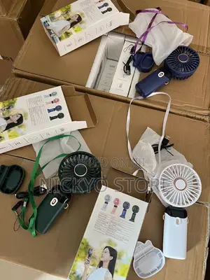 Multifunctional Mini Rechargeable Fan With Phone Stand