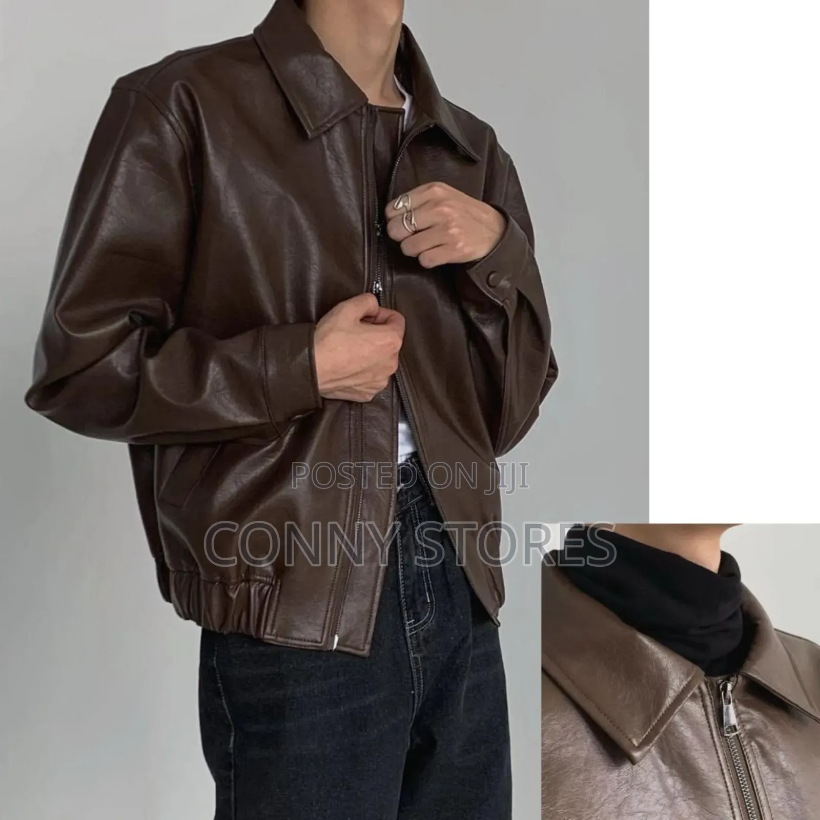 High Quality Diesel Pure Leather Jacket