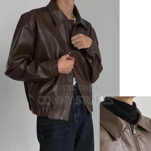 High Quality Diesel Pure Leather Jacket