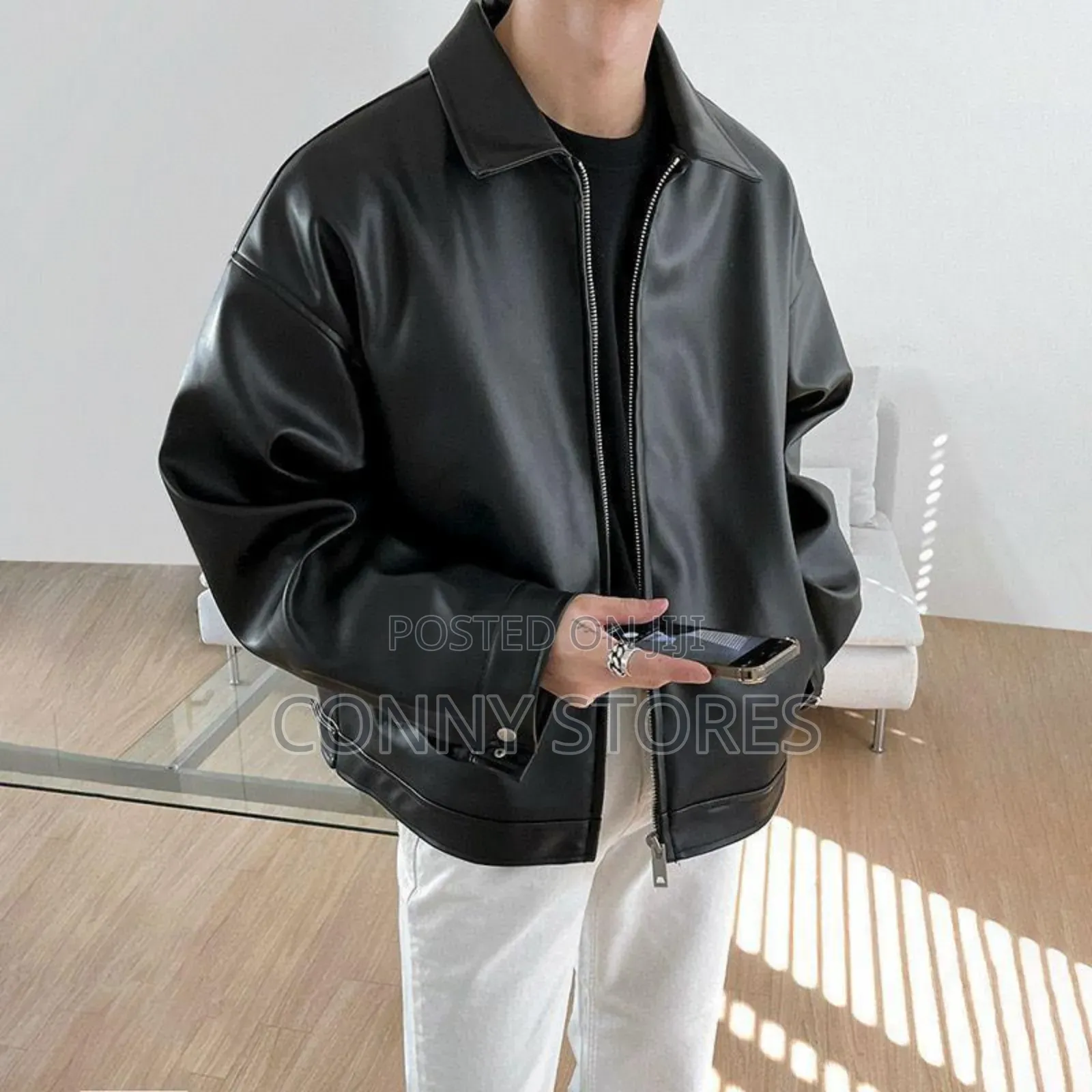 High Quality Diesel Pure Leather Jacket