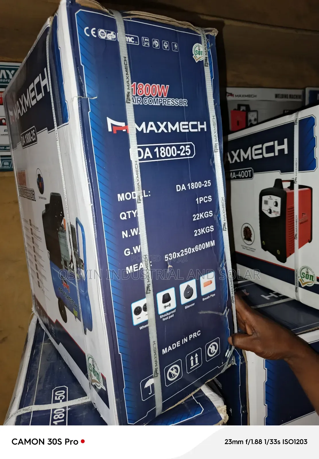 25 Liters Maxmech Electric Air Compressor
