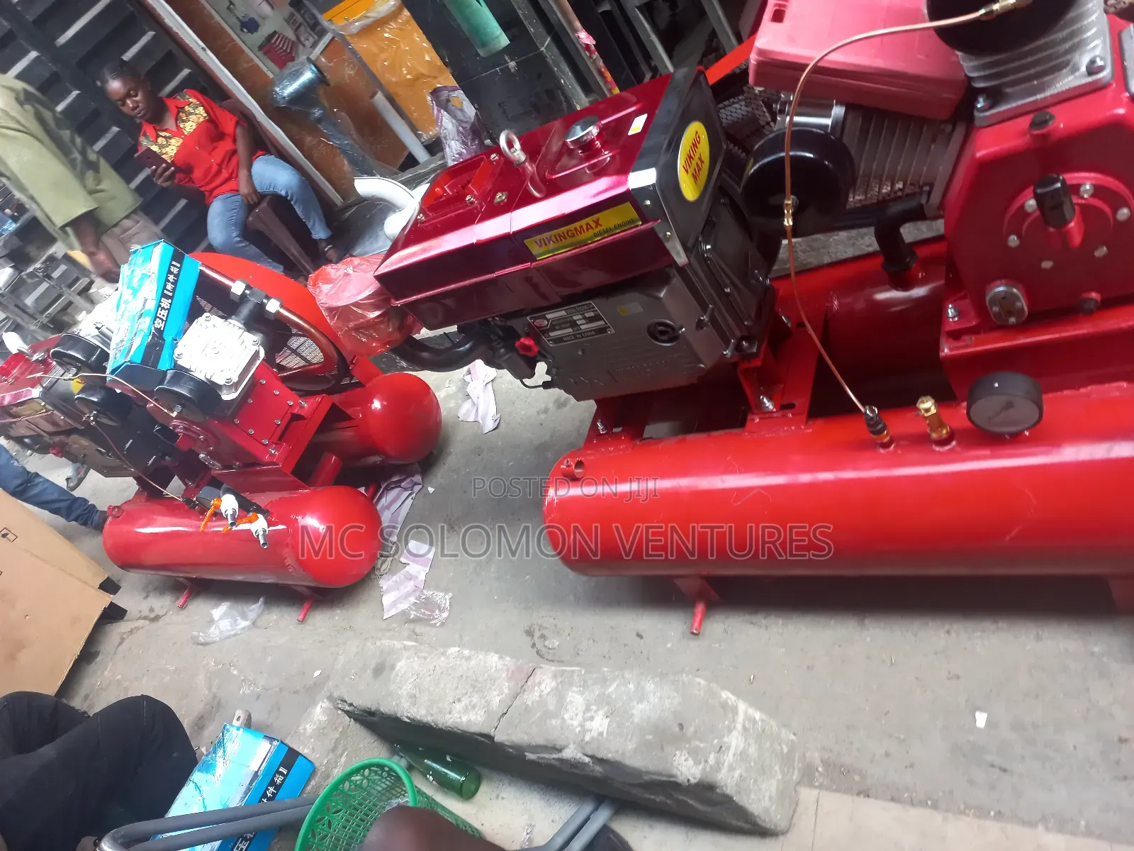 Engine Drive Mobile Air Compressor for Jackhammer